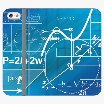 Folio iPhone 5  Folio Wallet - Algebraic Art
