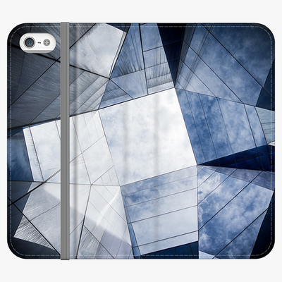 Folio iPhone 5  Folio Wallet - Asymmetrical Geometric Pattern
