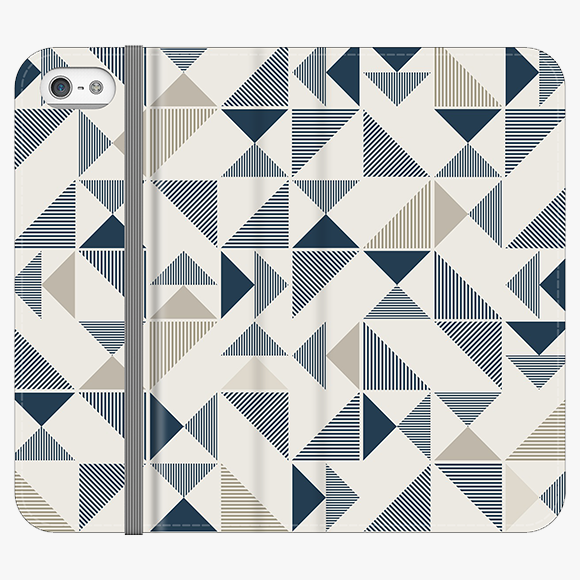 Folio iPhone 5  Folio Wallet - Geometric Triangles
