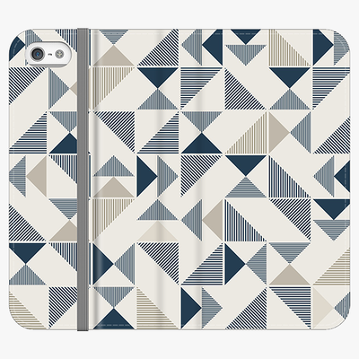 Folio iPhone 5  Folio Wallet - Geometric Triangles