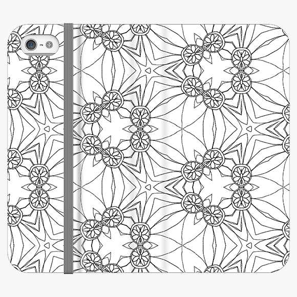 Folio iPhone 5  Phone Folio - Attractive Design With White Background