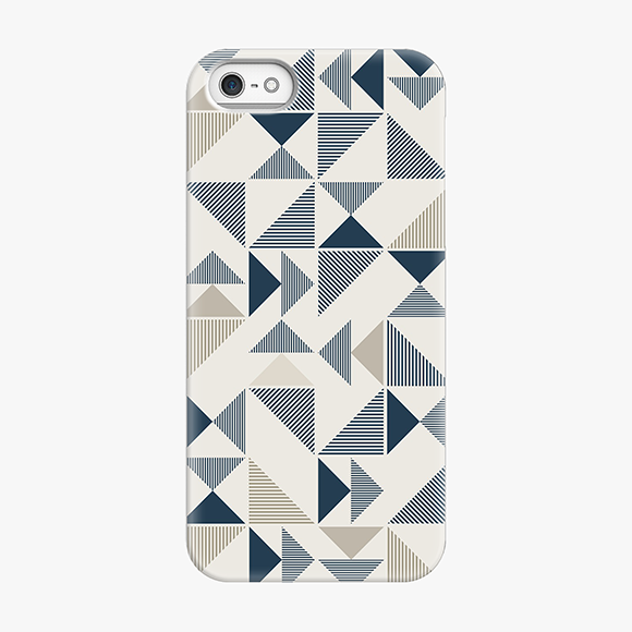 Snap iPhone 5  Phone Case - Modern Triangle Pattern