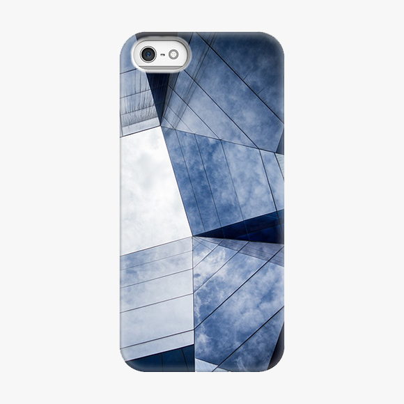 Tough iPhone 5  Phone Case - Black and White Shapes