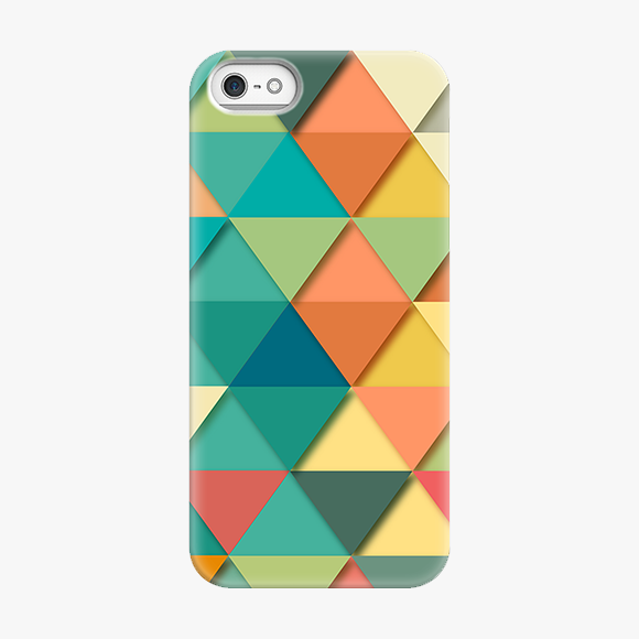 Snap iPhone 5  Phone Case - Colorful Triangles