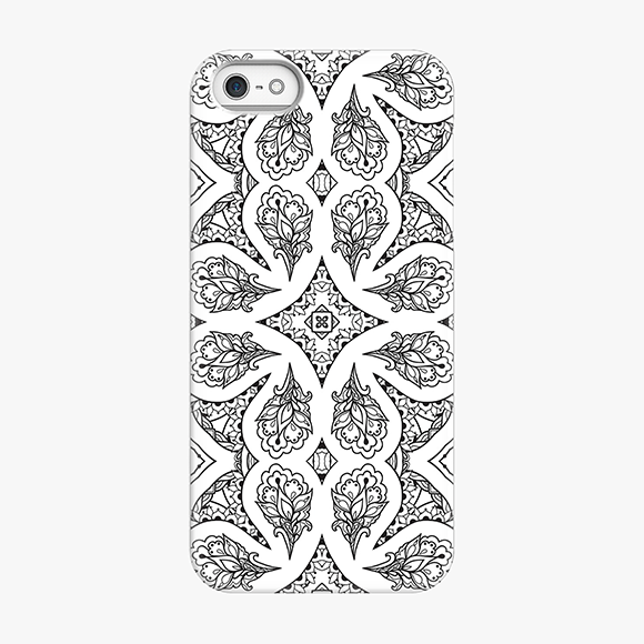 Tough iPhone 5  Phone Case - Unique Geometric Pattern