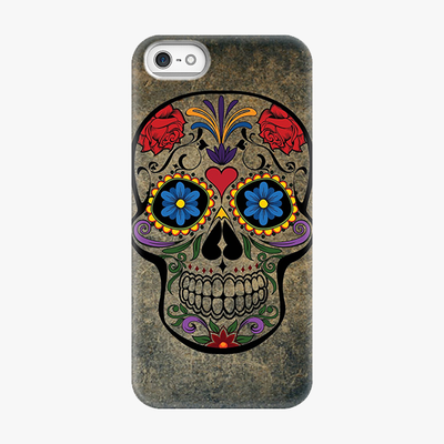 Tough iPhone 5  Phone Case - Skull  With Artwork