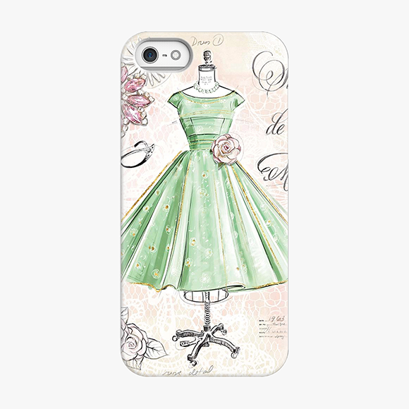 Tough iPhone 5  Phone Case - Vintage Art