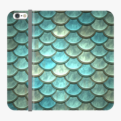 Folio iPhone 6  Folio Wallet - Fish Scales Pattern