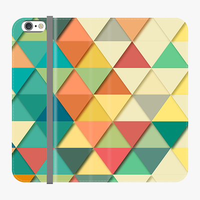 Folio iPhone 6  Folio Wallet - Triangular Texture