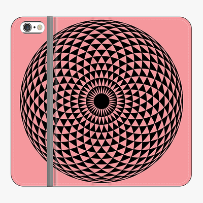 Folio iPhone 6 Plus  Folio Wallet - Creative Mandala Design