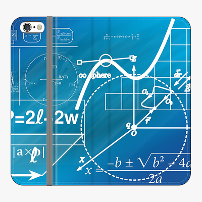 Folio iPhone 6 Plus  Folio Wallet - Algebraic Art