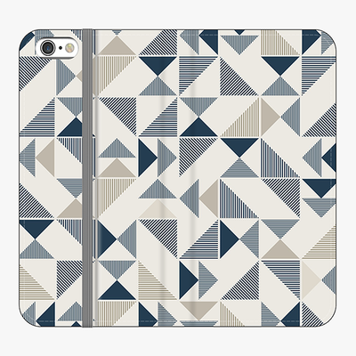 Folio iPhone 6 Plus  Folio Wallet - Geometric Triangles