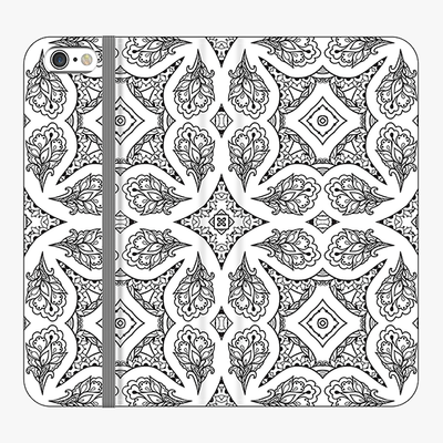 Folio iPhone 6 Plus  Phone Folio - Unique Geometric Pattern