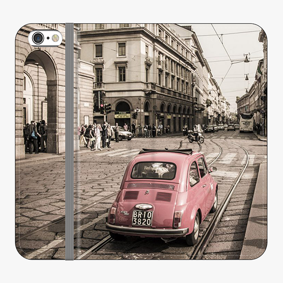 Folio iPhone 6 Plus  Folio Wallet - View Of The Car And City