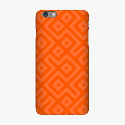 Snap iPhone 6 Plus  Phone Case - Orange Abstract