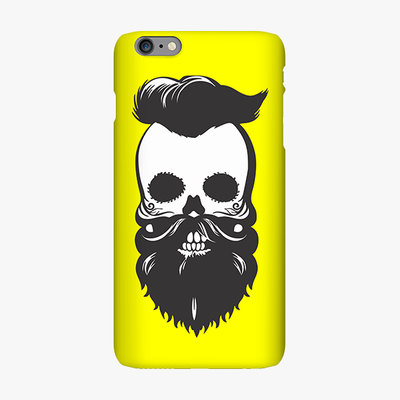 Snap iPhone 6 Plus  Phone Case - Skull With Beard And Mustache