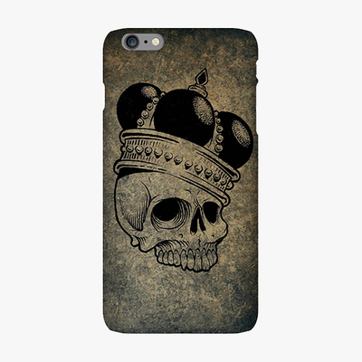 Tough iPhone 6 Plus  Phone Case - Skull  With Crown
