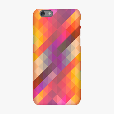 Tough iPhone 6s  Phone Case - Colorful Triangle Pattern