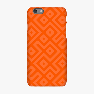 Snap iPhone 6s  Phone Case - Orange Abstract