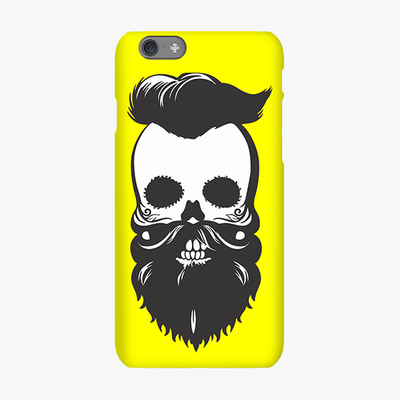 Snap iPhone 6s  Phone Case - Skull With Beard And Mustache