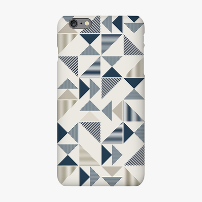 Tough iPhone 6s Plus  Phone Case - Triangle Pattern