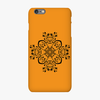 Snap iPhone 6s Plus  Phone Case - Flower Design With Orange Background