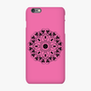 Tough iPhone 6s Plus  Phone Case - Mandala With Pink Background