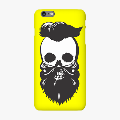 Snap iPhone 6s Plus  Phone Case - Skull With Beard And Mustache