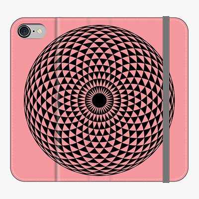 Folio iPhone 7  Folio Wallet - Creative Mandala Design