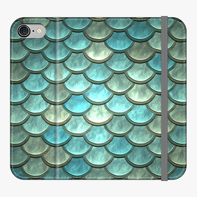 Folio iPhone 7  Folio Wallet - Fish Scales Pattern