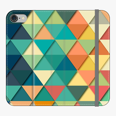 Folio iPhone 7  Folio Wallet - Triangular Texture