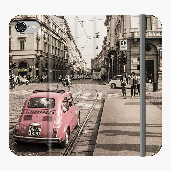 Folio iPhone 7  Folio Wallet - View Of The Car And City