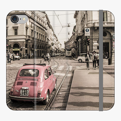 Folio iPhone 7  Folio Wallet - View Of The Car And City
