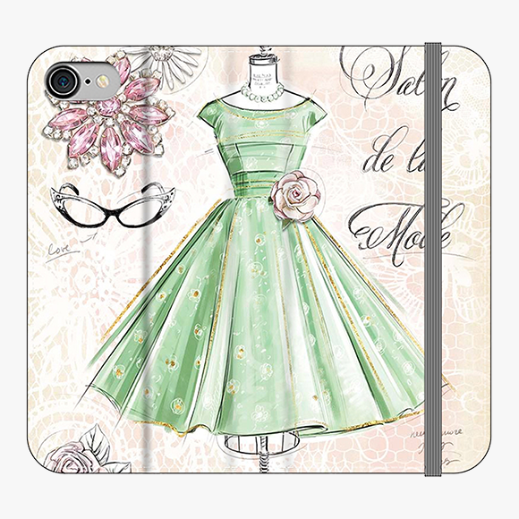 Folio iPhone 7  Folio Wallet - Vintage Art