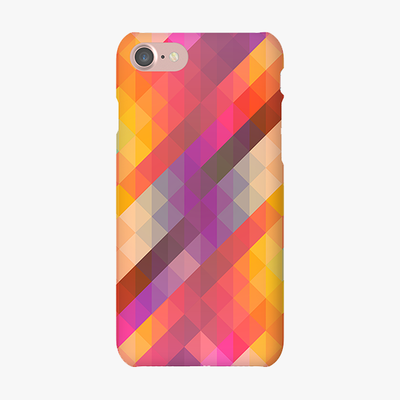 Tough iPhone 7  Phone Case - Colorful Triangle Pattern