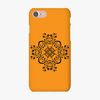 Snap iPhone 7  Phone Case - Flower Design With Orange Background