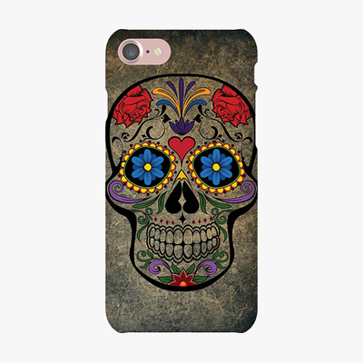 Tough iPhone 7  Phone Case - Skull  With Artwork