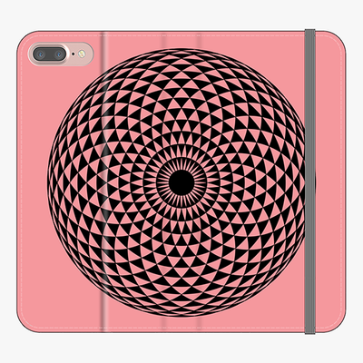 Folio iPhone 7 Plus  Folio Wallet - Creative Mandala Design