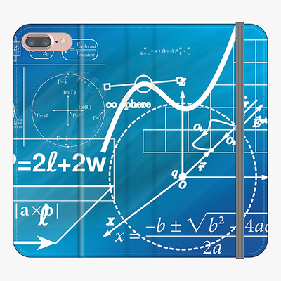 Folio iPhone 7 Plus  Folio Wallet - Algebraic Art