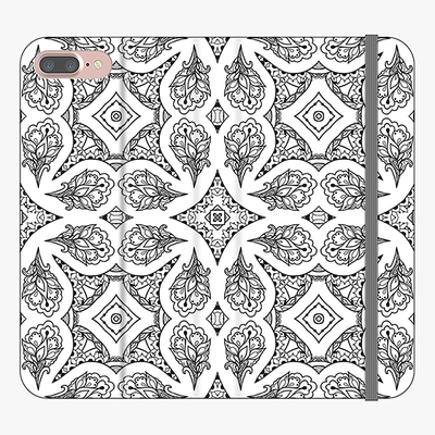 Folio iPhone 7 Plus  Phone Folio - Unique Geometric Pattern