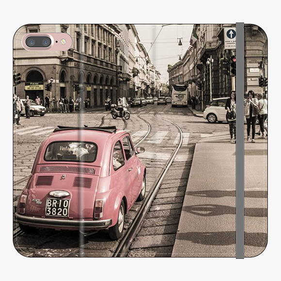 Folio iPhone 7 Plus  Folio Wallet - View Of The Car And City