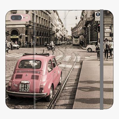 Folio iPhone 7 Plus  Folio Wallet - View Of The Car And City