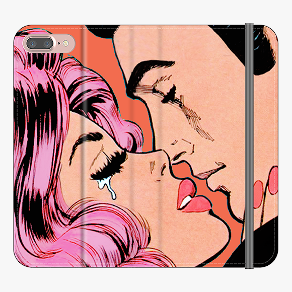 Folio iPhone 7 Plus  Folio Wallet - Lovely Couple