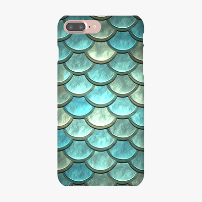 Tough iPhone 7 Plus  Phone Case - Dragon Scales Texture