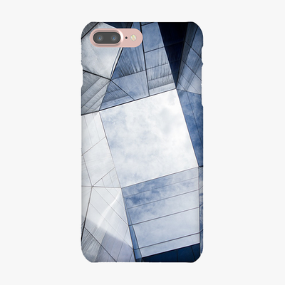 Tough iPhone 7 Plus  Phone Case - Black&White Shapes