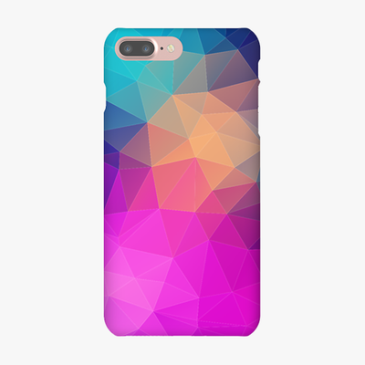 Snap iPhone 7 Plus  Phone Case - Triangular Polygons