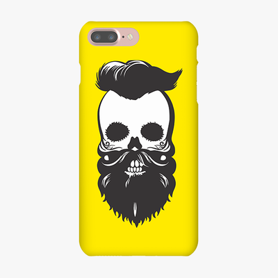 Tough iPhone 7 Plus  Phone Case - Skull With Beard And Mustache