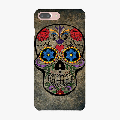 Tough iPhone 7 Plus  Phone Case - Skull  With Artwork