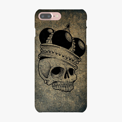 Snap iPhone 7 Plus  Phone Case - Skull  With Crown