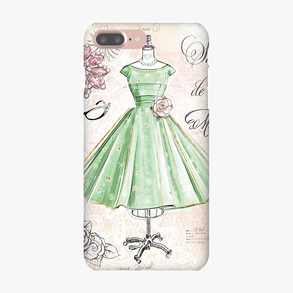 Tough iPhone 7 Plus  Phone Case - Vintage Art